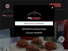 Tablet Screenshot of crazy4falafel.com